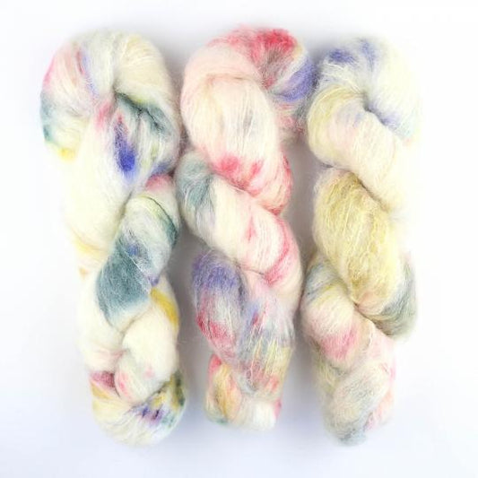 Cowgirl Blues - Fluffy Mohair Gradient